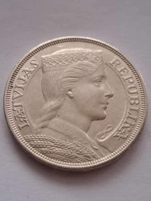 Łotwa 5 Łatów 1931 r