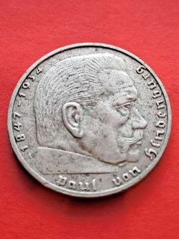 Niemcy 2 Marki Hindenburg 1938 r A