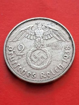 Niemcy 2 Marki Hindenburg 1938 r A