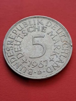 Niemcy 5 Marek 1967 r D