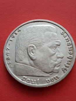 Niemcy 5 Marek Hindenburg 1935 r A