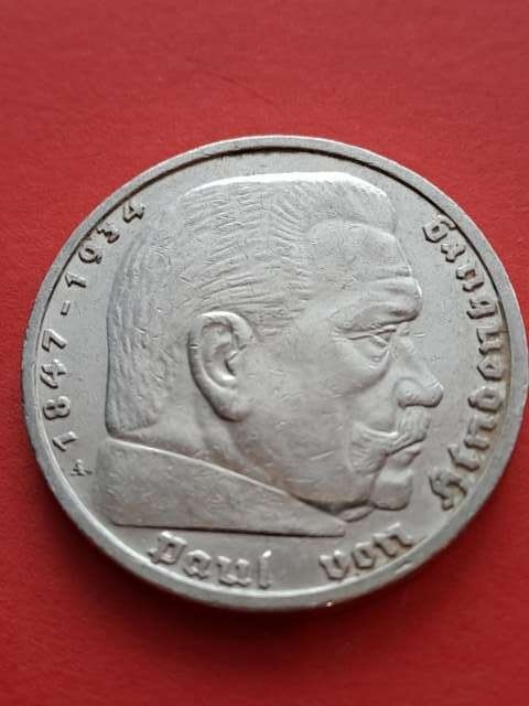 Niemcy 5 Marek Hindenburg 1935 r A