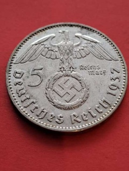 Niemcy 5 Marek Hindenburg 1937 r J