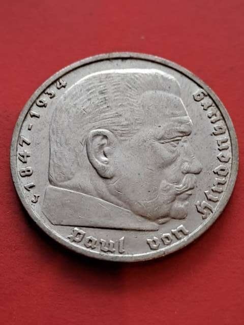 Niemcy 5 Marek Hindenburg 1937 r J