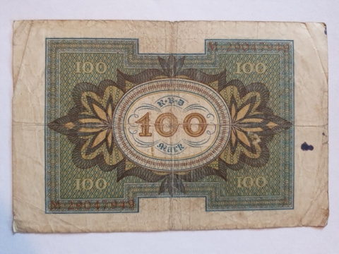 Niemcy 100 Marek 1920 r Seria M