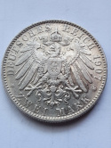 Niemcy 2 Marki August Saksonia 1907 r Niemcy 2 Marki August Saksonia 1907 r