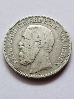 Niemcy 2 Marki Badenia 1877 r