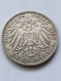 Niemcy 2 Marki Badenia Złote Gody 1906 r Niemcy 2 Marki Badenia Złote Gody 1906 r