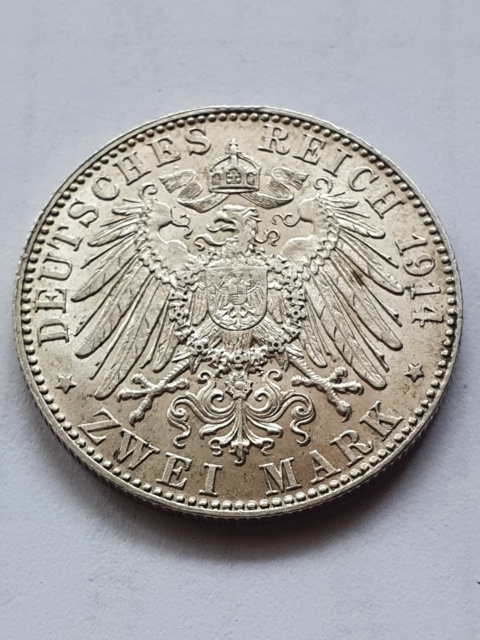Niemcy 2 Marki Ludwig III Bayern 1914 r Niemcy 2 Marki Ludwig III Bayern 1914 r