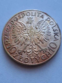 10 zł Głowa Kobiety 1932 r bez znaku