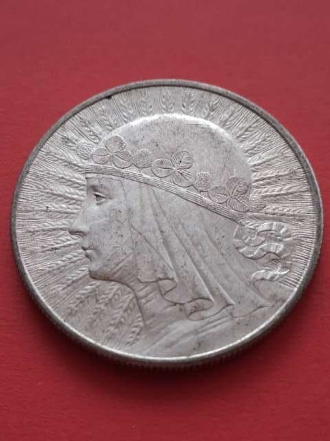 10 zł Głowa Kobiety 1932 r bez znaku