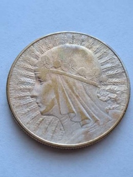 10 zł Głowa Kobiety 1932 r znak