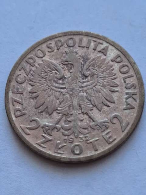 2 zł Głowa Kobiety 1932 r