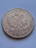 2 zł Głowa Kobiety 1933 r