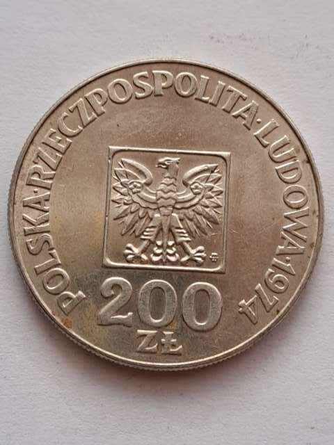 200 zł Mapka 1974 r