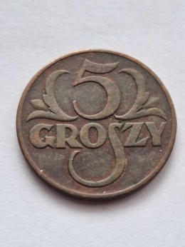 5 Groszy 1938 r