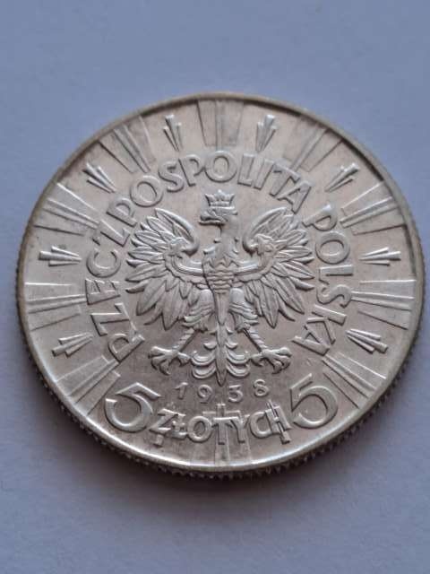 5 zł Józef Piłsudski 1938 r
