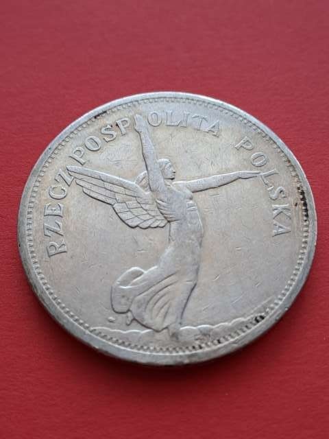 5 zł Nike 1928 r znak