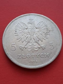 5 zł Nike 1928 rok bez znaku