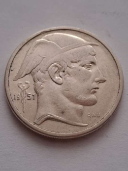 Belgia 50 Franków Baldwin I 1951 r