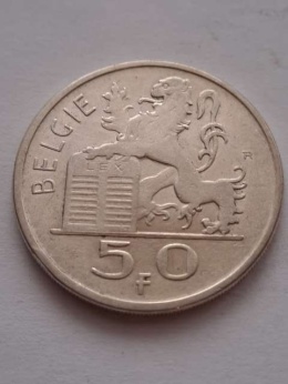 Belgia 50 Franków Baldwin I 1951 r