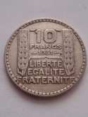 Francja 10 Franków Trzecia Republika 1931 r