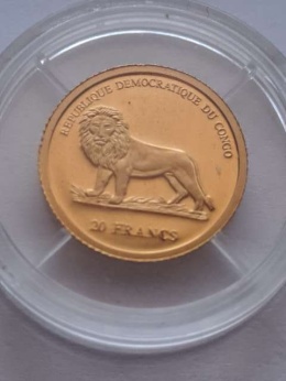 Kongo 20 franków Boże Narodzenie 2003 r