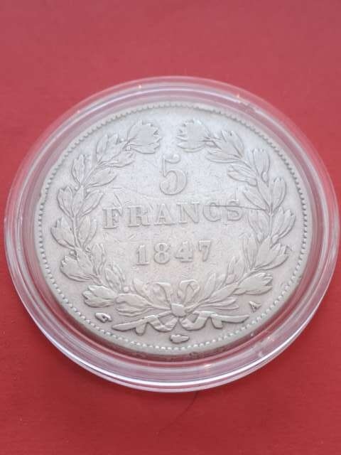 Francja 5 Franków Louis Philippe I 1847 r
