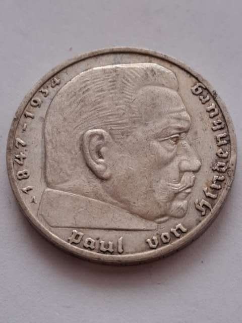 Niemcy 2 Marki Hindenburg 1939 r A