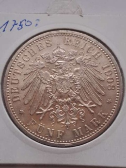 Niemcy 5 Marek Uniwersytet Jena 1908 r