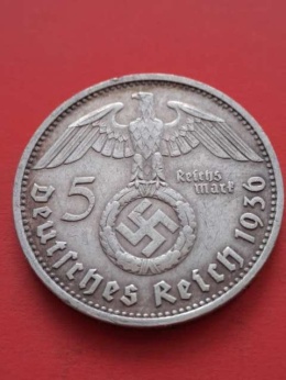 Niemcy 5 Marek Hindenburg 1936 r D