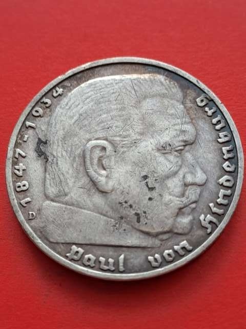 Niemcy 5 Marek Hindenburg 1936 r D