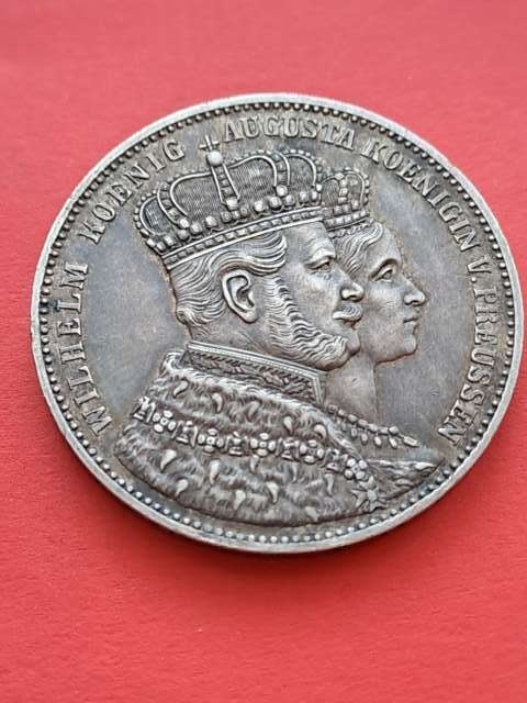 Niemcy Talar Koronacyjny Prusy 1861 r
