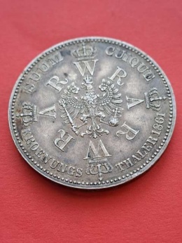 Niemcy Talar Koronacyjny Prusy 1861 r