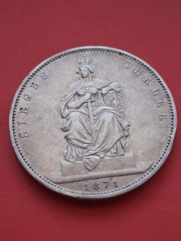 Niemcy Talar Wilhelm Prusy 1871 r