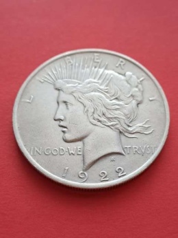 USA Dollar Peace 1922 r