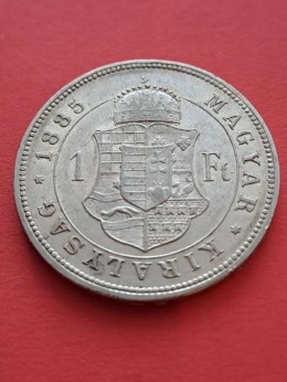 Węgry 1 Forint Franciszek Józef I 1885 r
