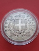 Włochy 5 Lir Emanuel II 1875 r
