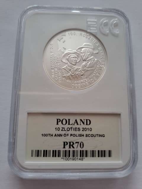 10 zł 100 Rocznica Harcerstwa Polskiego 2010 r GCN PR 70