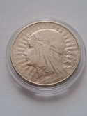 10 zł Głowa Kobiety 1932 r znak