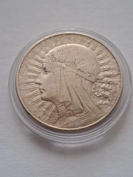 10 zł Głowa Kobiety 1932 r znak