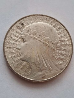 10 zł Głowa Kobiety 1933 r