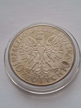 10 zł Głowa Kobiety 1933 r