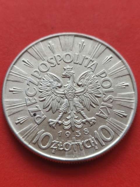 10 zł Józef Piłsudski 1938 r rzadszy