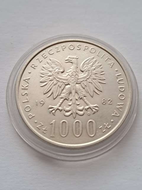 1000 zł Jan Paweł II 1982 r