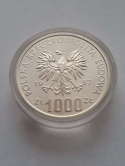 1000 zł XV Zimowe Igrzyska Olimpijskie 1987 r