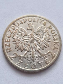 2 zł Głowa Kobiety 1932 r