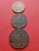 1, 2, 5 groszy 1938 r