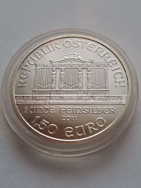 Austria 1,5 euru Filharmonik 2011 r