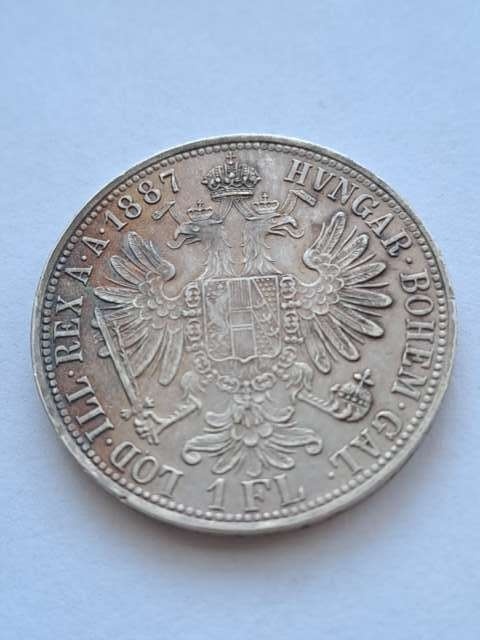 Austria 1 Floren Franciszek Józef I 1887 r